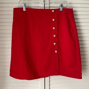 Ann Taylor Red Skirt Size 12P